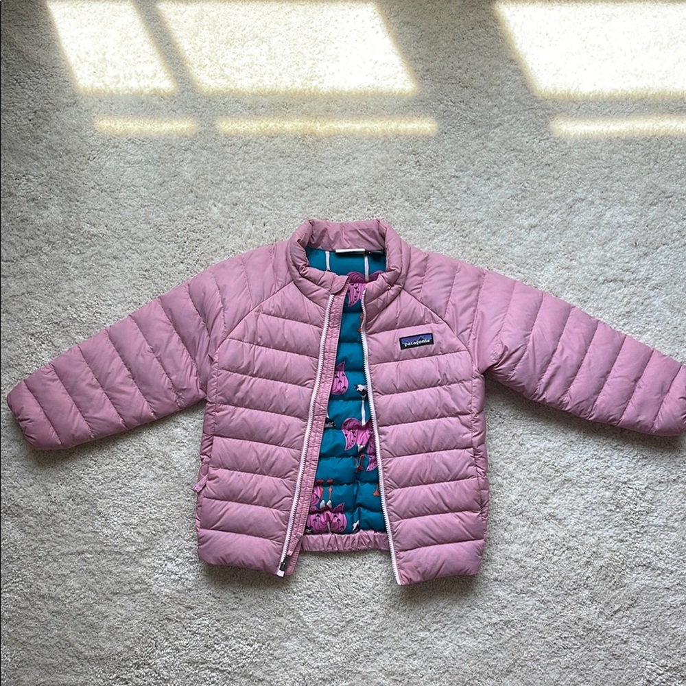 Patagonia Light Pink Quilted Jacket